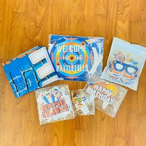 Nerf Party Decor Bundle